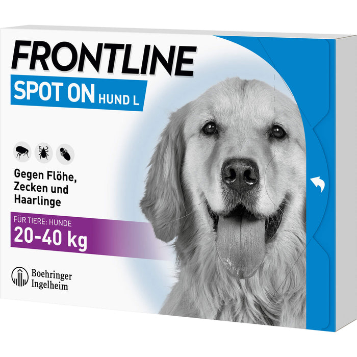 FRONTLINE Spot on Hund L 20-40 kg Pipetten, 5 St. Ampullen