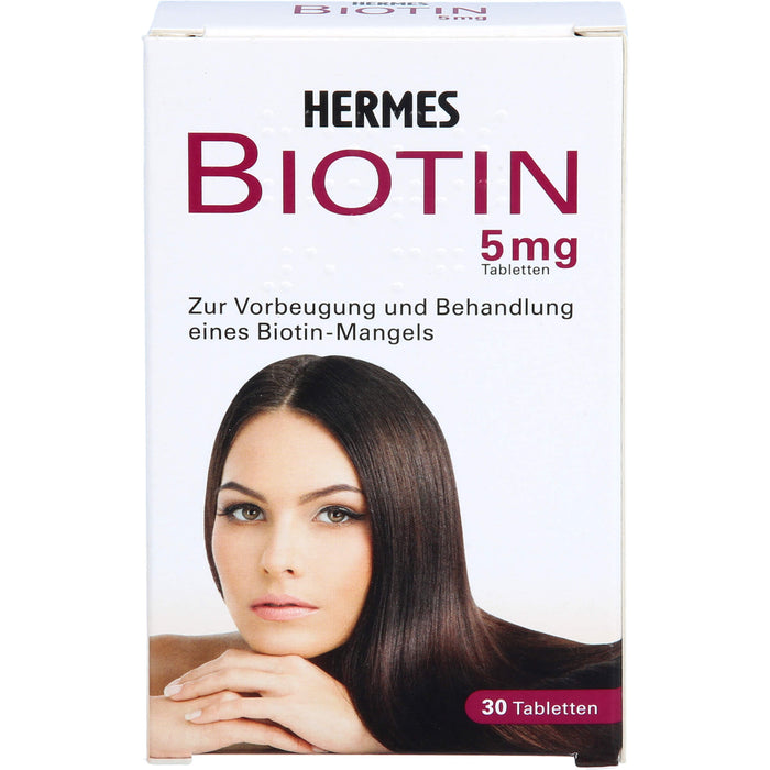 HERMES Biotin 5 mg Tabletten, 30 pc Tablettes