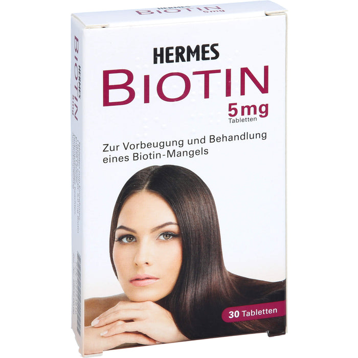 HERMES Biotin 5 mg Tabletten, 30 pc Tablettes