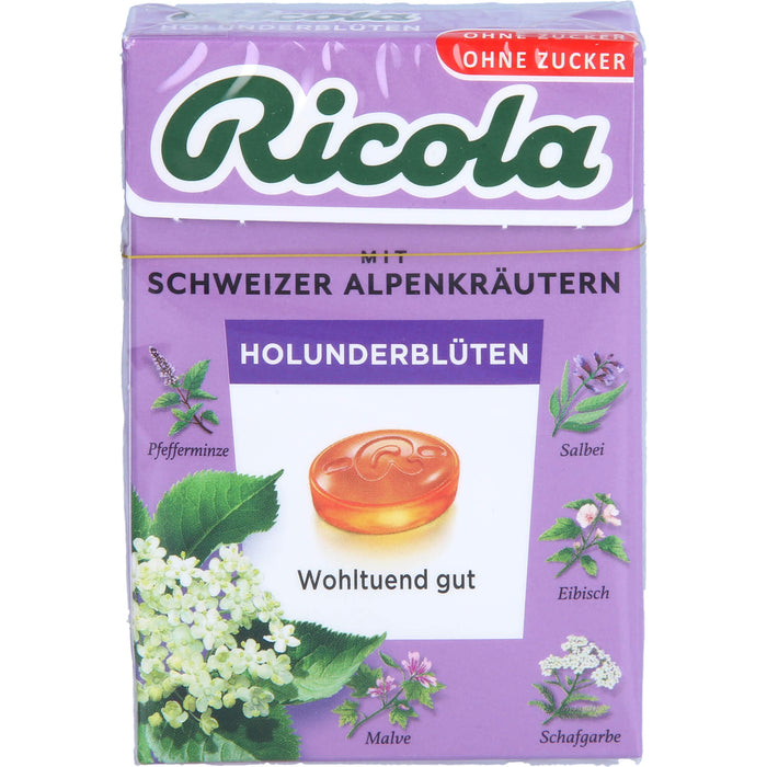 Ricola oZ Box Holunderblüten, 50 g Bonbons