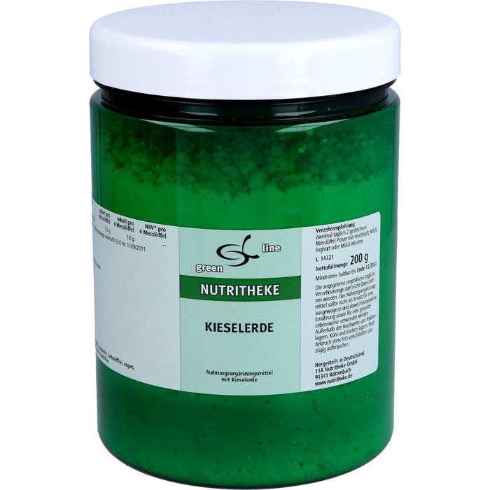 green line Nutritheke Kieselerde Pulver, 200 g Pulver