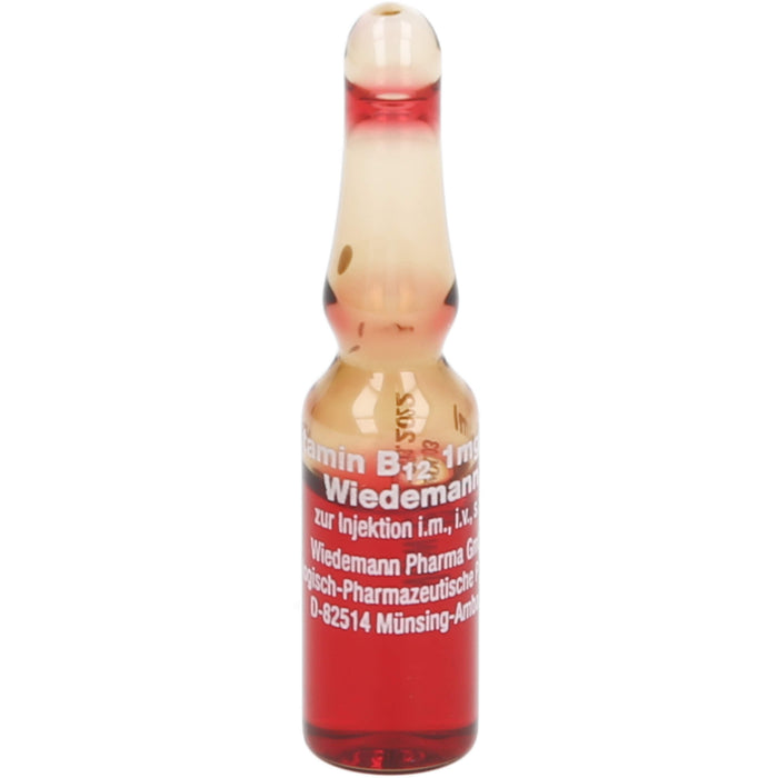 Combustin Vitamin B12 1 mg/ml Wiedemann Injektionslösung, 10 pc Ampoules