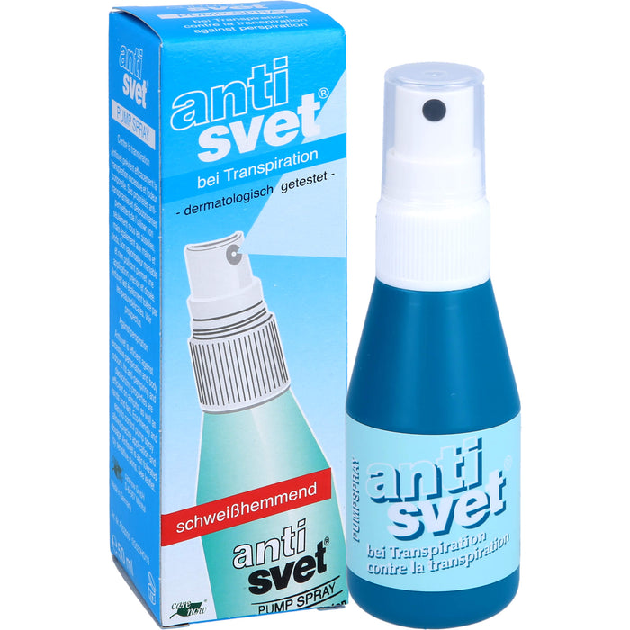 anti svet bei Transpiration schweißhemmend Pump-Spray, 50 ml soins du corps