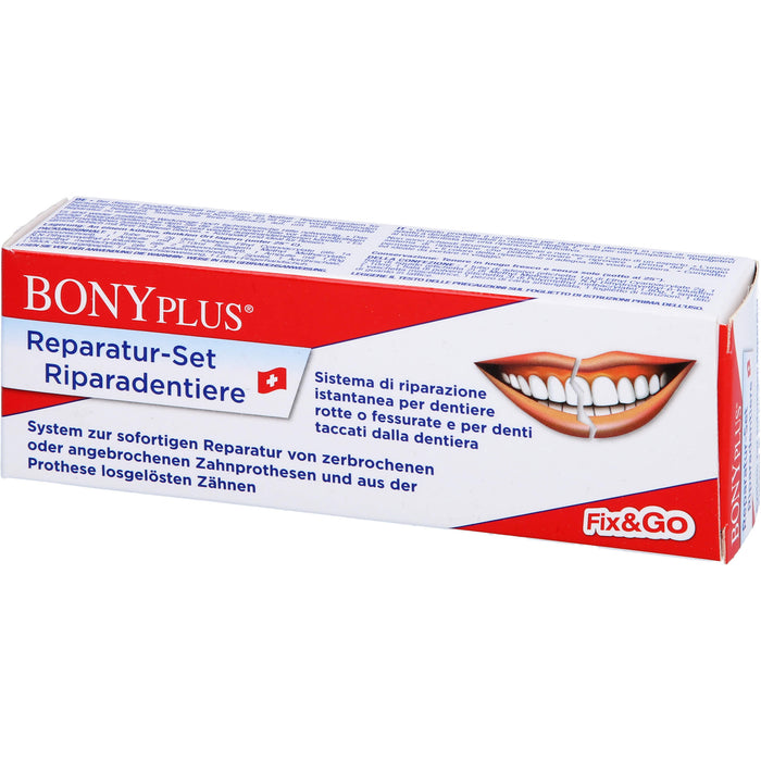 BONYplus Reparatur-Set für Zahnprothesen, 1 pc Ensemble