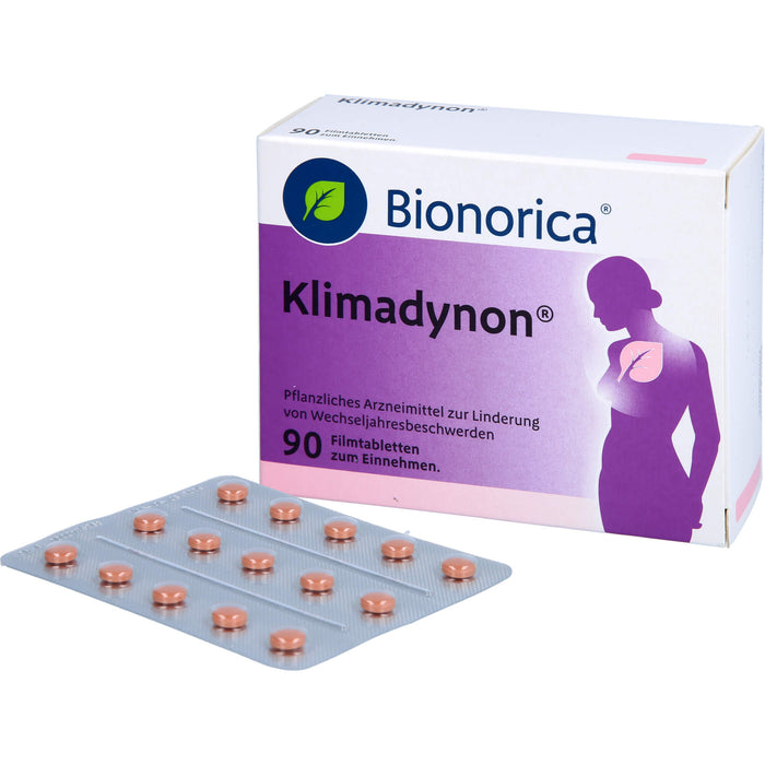 Klimadynon zur Linderung von Wechseljahresbeschwerden Filmtabletten, 90 pc Tablettes