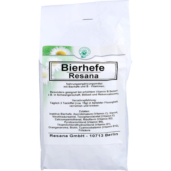 Bierhefe Resana Pulver bei erhöhtem Vitamin B-Bedarf, 500 g Powder