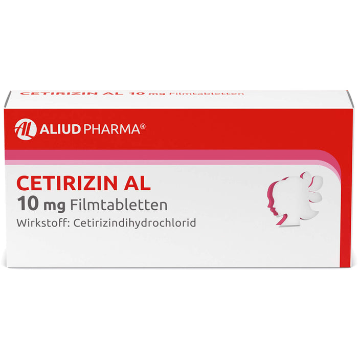 CETIRIZIN AL 10 mg Filmtabletten bei allergischen Erkrankungen, 7 pcs. Tablets