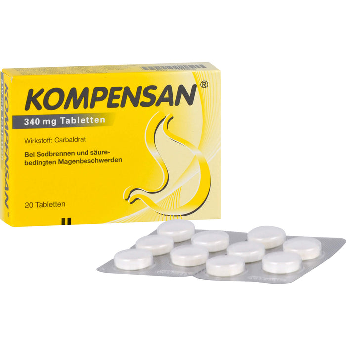 Kompensan, 340 mg Tabletten, 20 pcs. Tablets