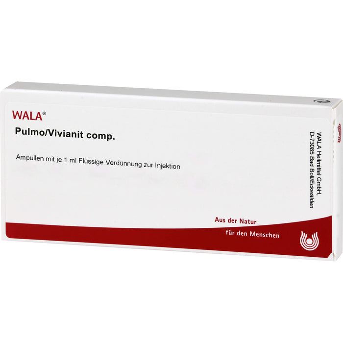 Pulmo/Vivianit comp. Wala Ampullen, 10 pcs. Ampoules