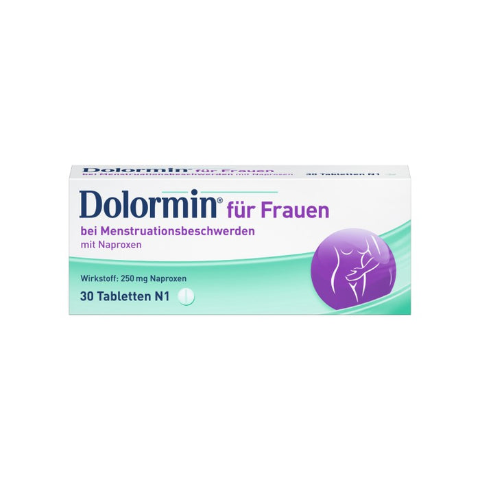 Dolormin für Frauen Tabletten bei Menstruationsbeschwerden, 30 pcs. Tablets