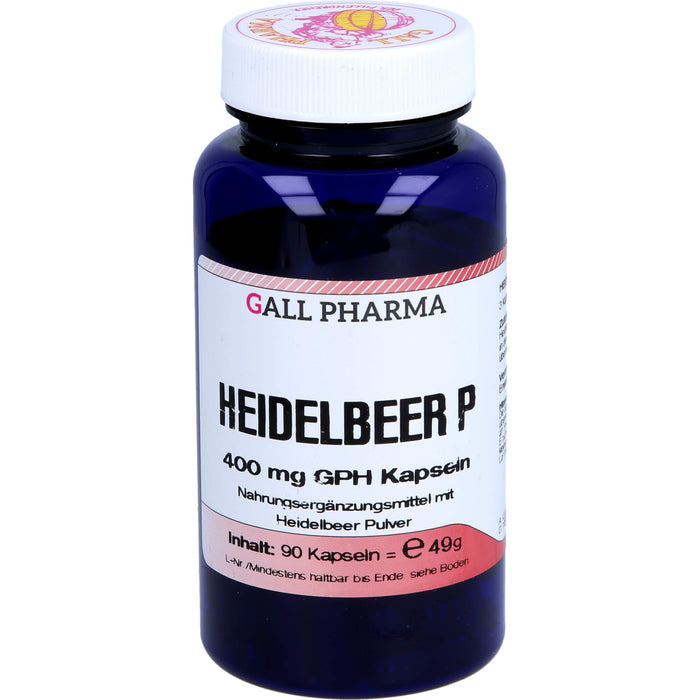 GALL PHARMA Heidelbeer PE GPH Kapseln, 90 pcs. Capsules