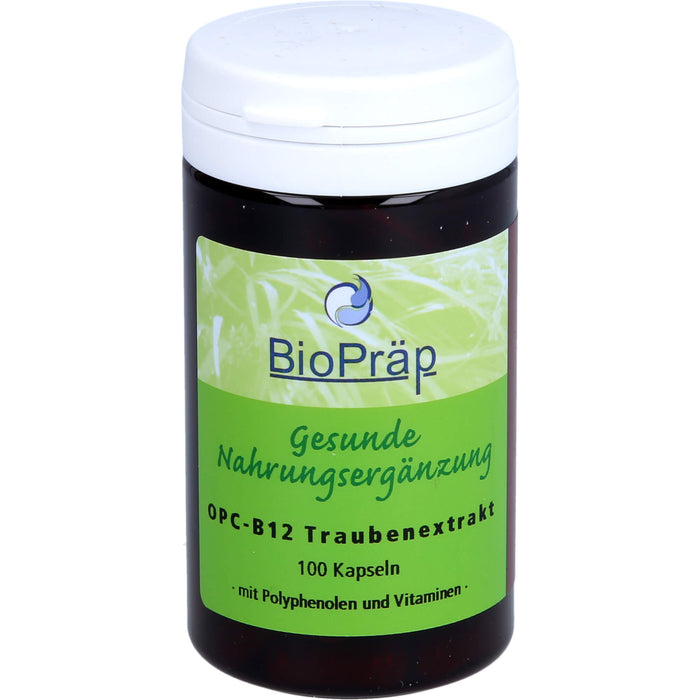 BioPräp OPC-B12 Traubenextrakt Kapseln, 100 pcs. Capsules