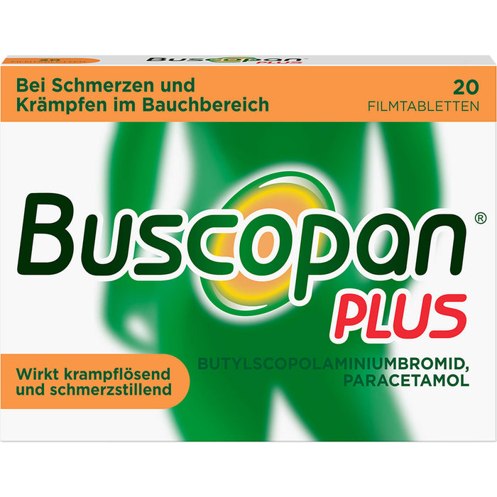 Buscopan plus Filmtabletten Original Sanofi-Aventis, 20 pcs. Tablets