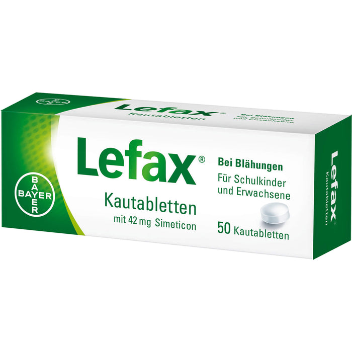 Lefax Kautabletten bei Blähungen, 50 pc Tablettes