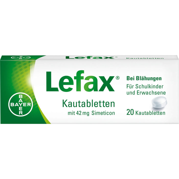 Lefax Kautabletten bei Blähungen, 20 pc Tablettes