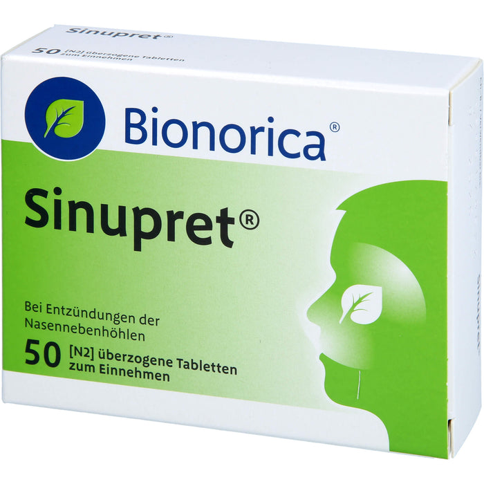 Sinupret überzogene Tabletten, 50 pc Tablettes