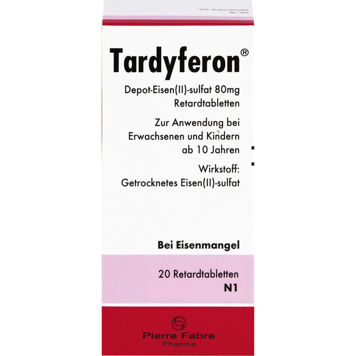 Tardyferon Retardtabletten bei Eisenmangel, 20 pcs. Capsules