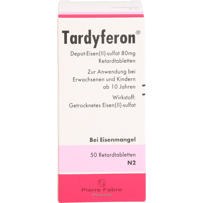 Tardyferon Depot-Eisen(II)-Sulfat 80 mg Retardtabletten, 50 pcs. Capsules