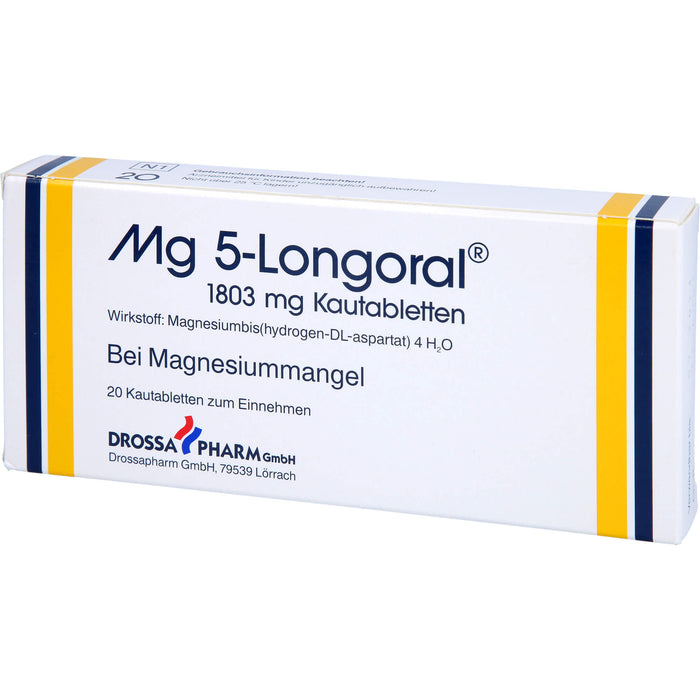 Mg 5-Longoral 1803 mg Kautabletten, 20 St KTA