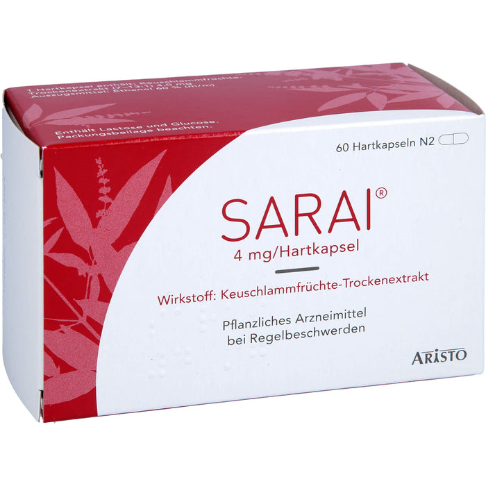 Sarai Hartkapseln bei Regelbeschwerden, 60 pc Capsules