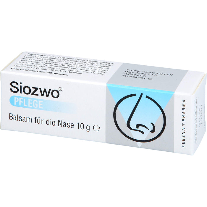 Siozwo Pflegebalsam für die Nase, 10 g Crème