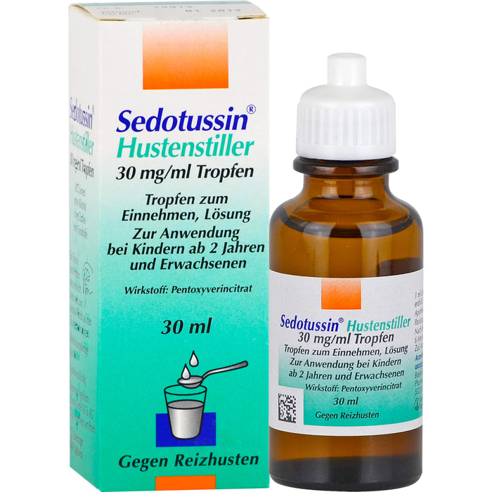 Sedotussin Hustenstiller Tropfen gegen Reizhusten, 30 ml Solution