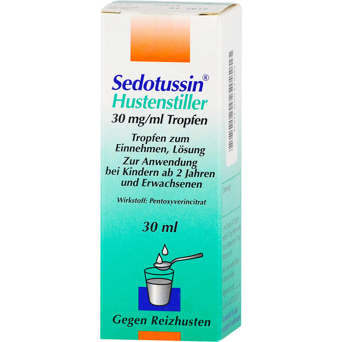 Sedotussin Hustenstiller Tropfen gegen Reizhusten, 30 ml Solution