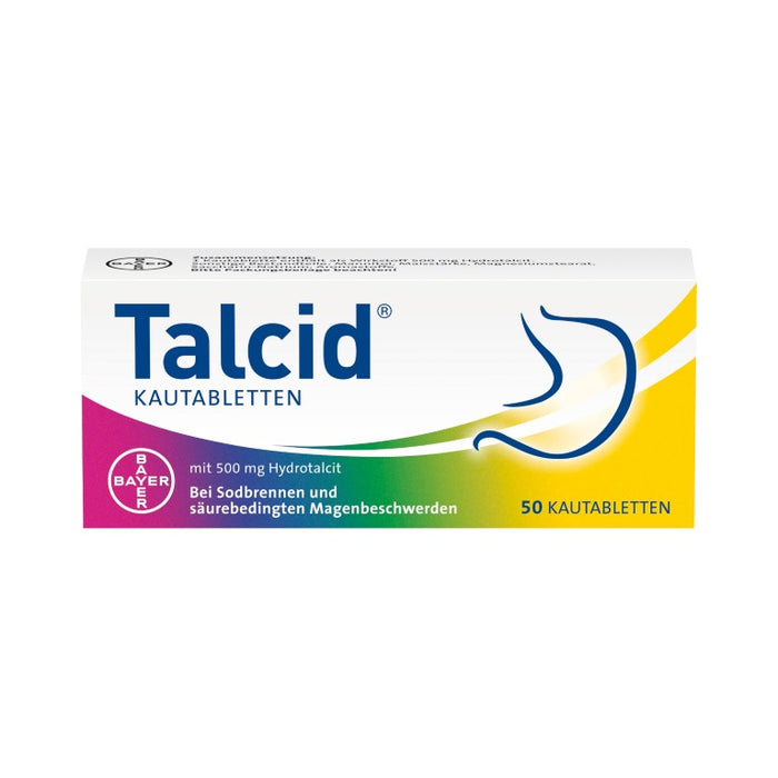 Talcid Kautabletten, 50 pcs. Tablets