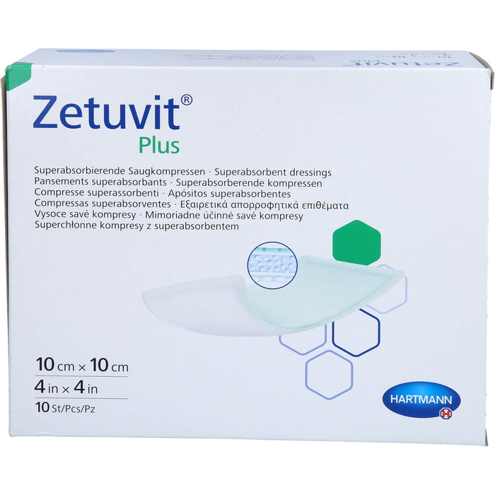 HARTMANN Zetuvit Plus steril 10 x 10 cm, 10 pc Compresses