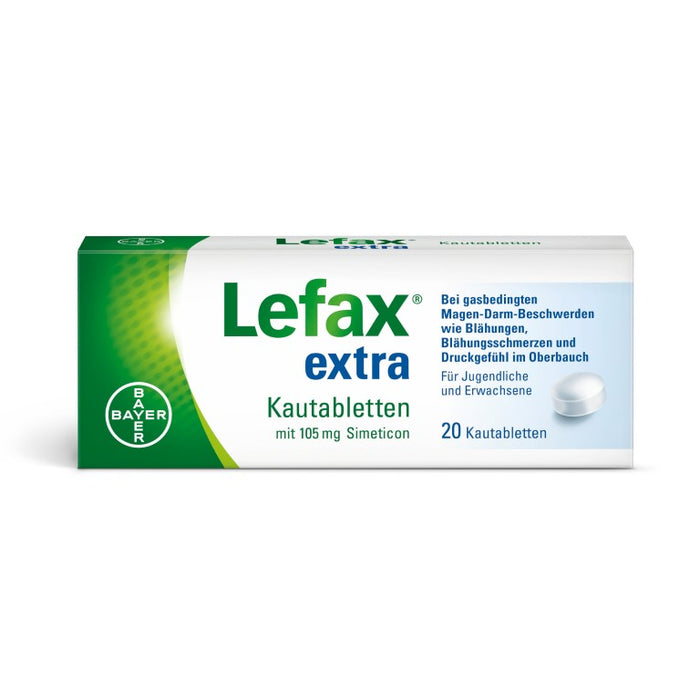 Lefax extra Kautabletten, 20 pc Tablettes