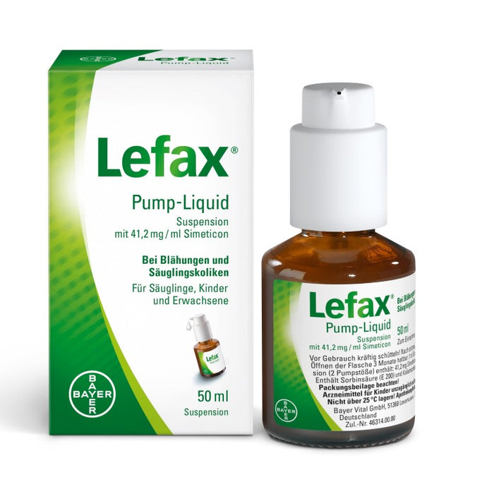 Lefax Pump-Liquid gegen Blähungen und Säuglingskoliken, 50 ml Lösung