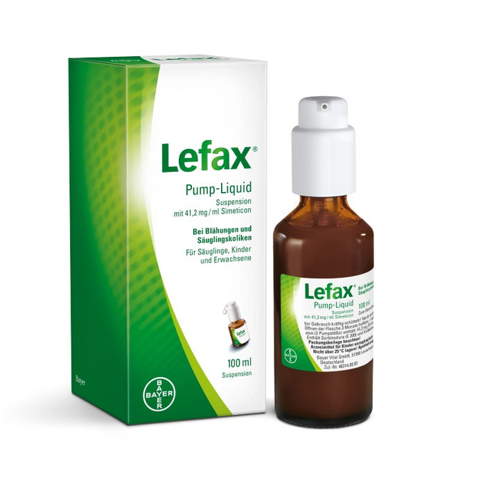 Lefax Pump-Liquid gegen Blähungen und Säuglingskoliken, 100 ml Solution