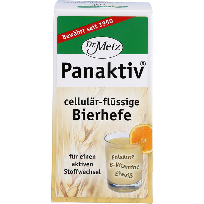 Panaktiv cellulär-flüssige Bierhefe für aktiven Stoffwechsel, 500 ml Lösung