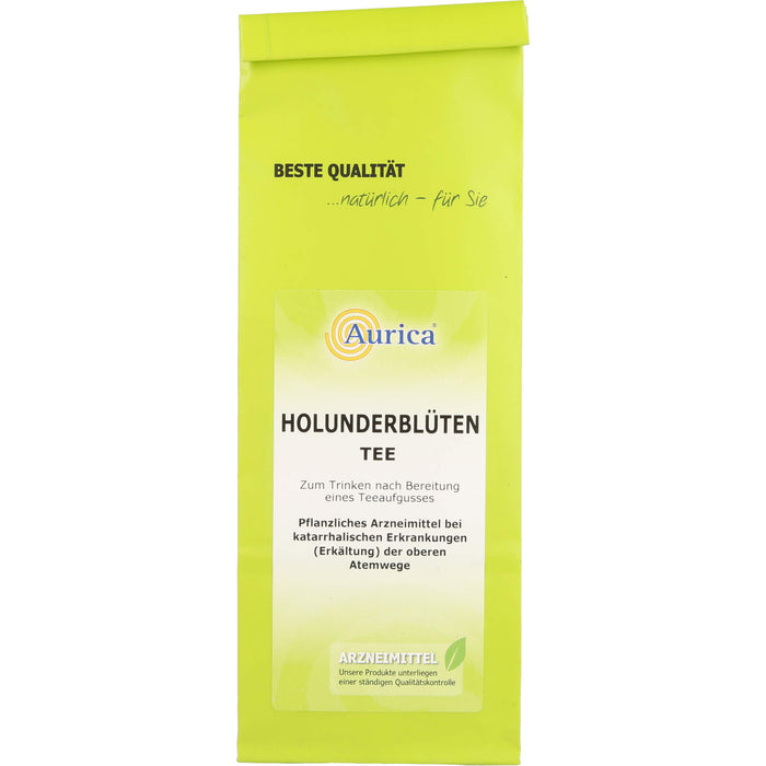 Aurica Holunderblüten Tee zur Behandlung von Erkältungskrankheiten, 70 g Tee