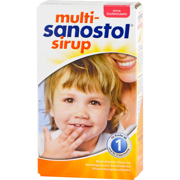 multi-sanostol Sirup ohne Zuckerzusatz, 260 g Solution