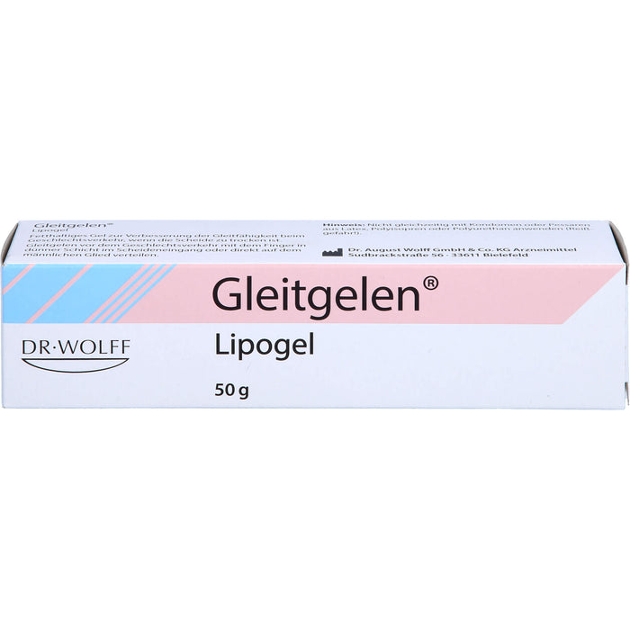 Gleitgelen Lipogel für eine bessere Gleitfähigkeit beim Geschlechtsverkehr, 50 g Gel