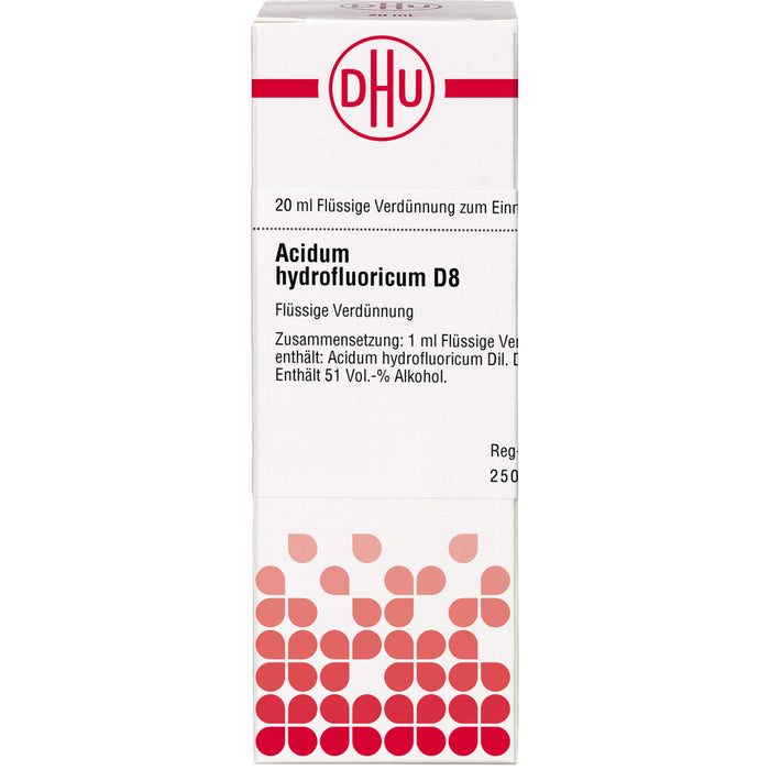 DHU Acidum hydrofluoricum D8 Dilution, 20 ml Lösung