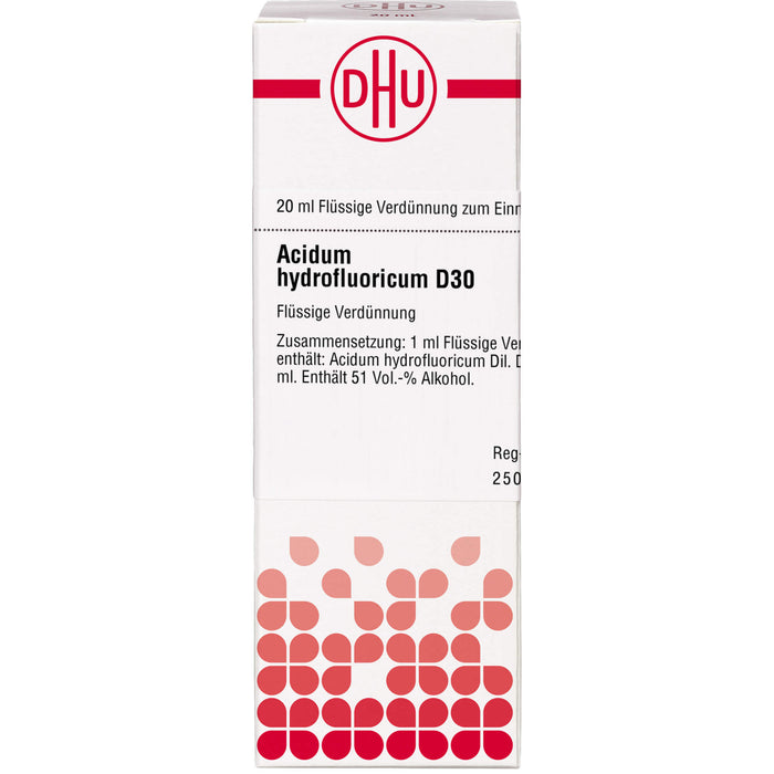 DHU Acidum hydrofluoricum D30 Dilution, 20 ml Lösung