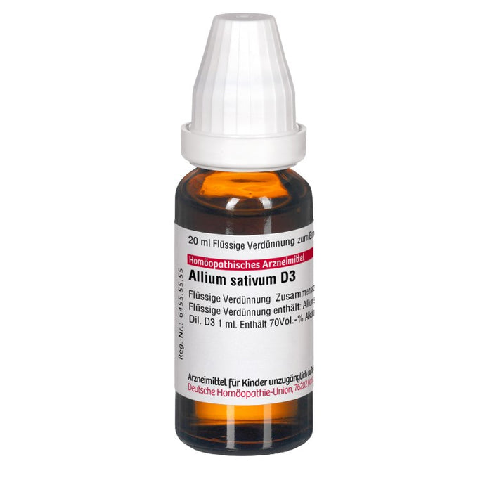 Allium sativum D3 DHU Dilution, 20 ml Lösung