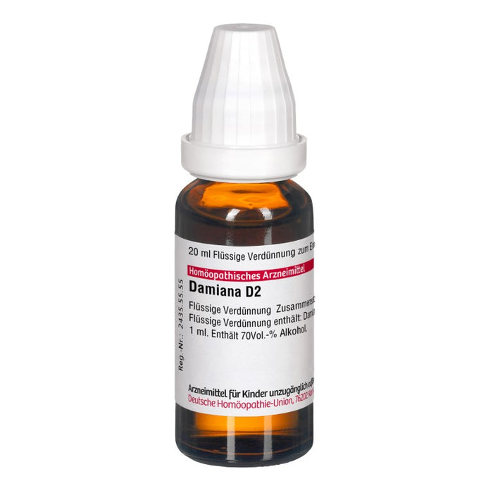 DHU Damiana D2 Dilution, 20 ml Lösung