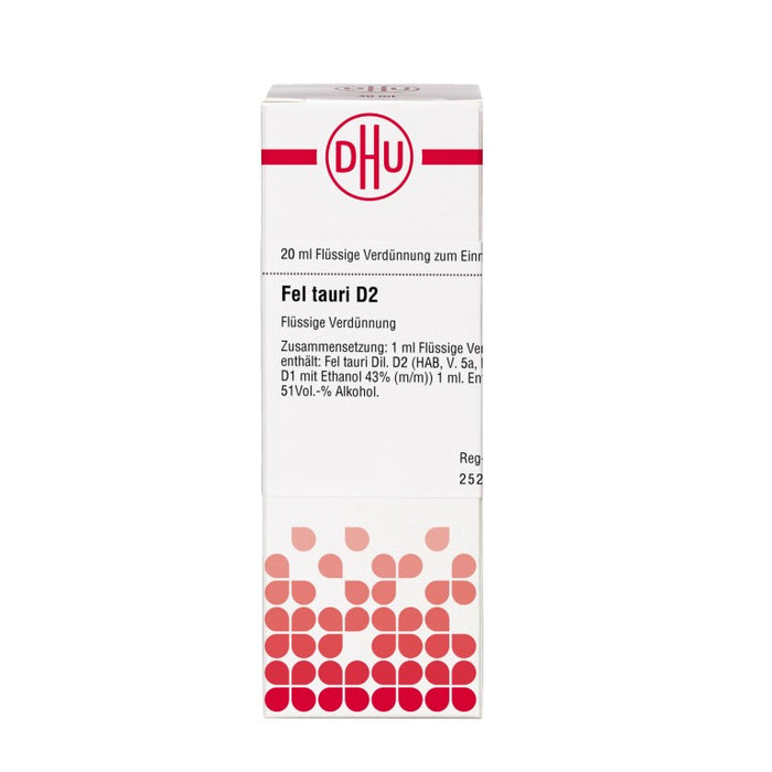 DHU Fel tauri D2 Dilution, 20 ml Lösung