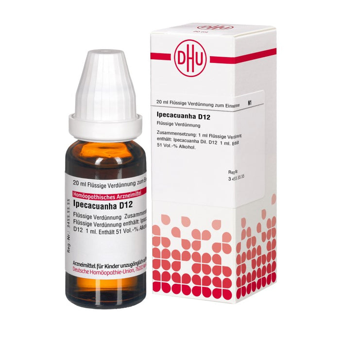 DHU Ipecacuanha D12 Dilution, 20 ml Lösung