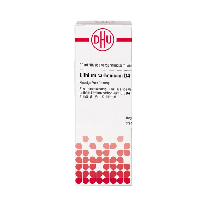 DHU Lithium carbonicum D6 Dilution, 20 ml Lösung