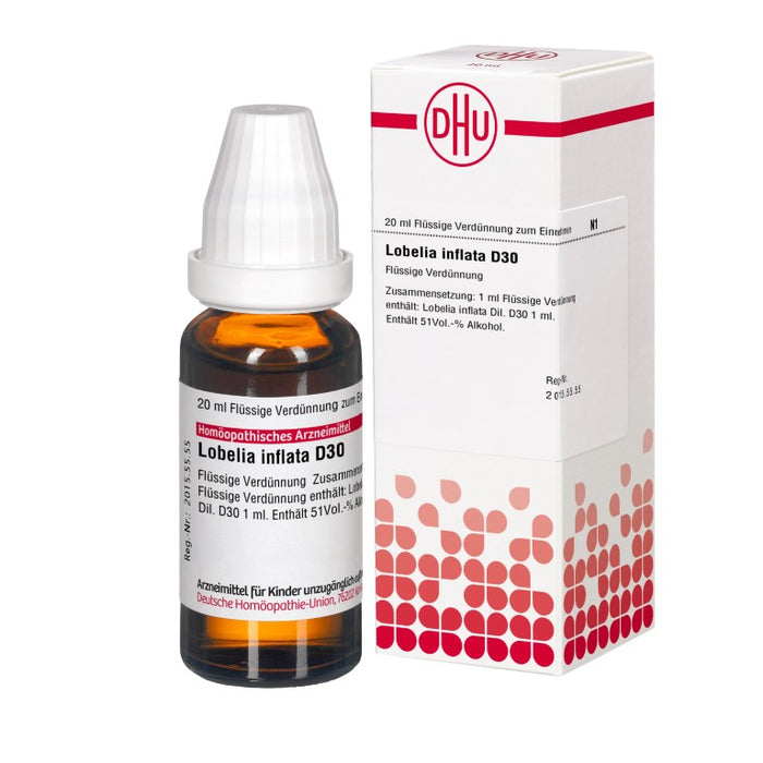 Lobelia inflata D30 DHU Dilution, 20 ml Lösung