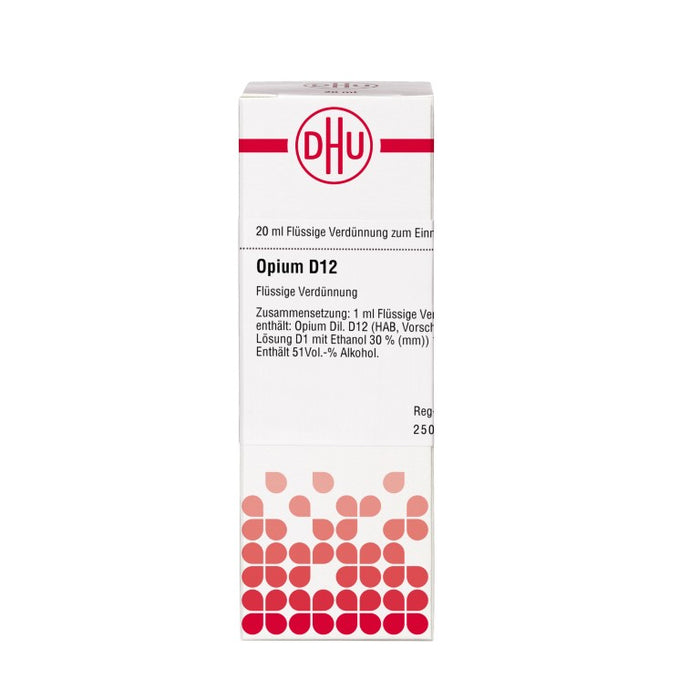 DHU Opium D12 Dilution, 20 ml Lösung