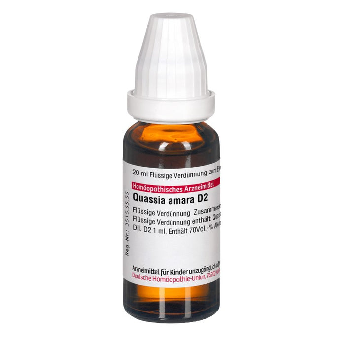 DHU Quassia D2 Dilution, 20 ml Lösung