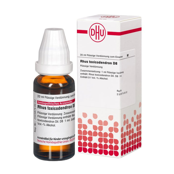 DHU Rhus toxicodendron D8 Dilution, 20 ml Lösung