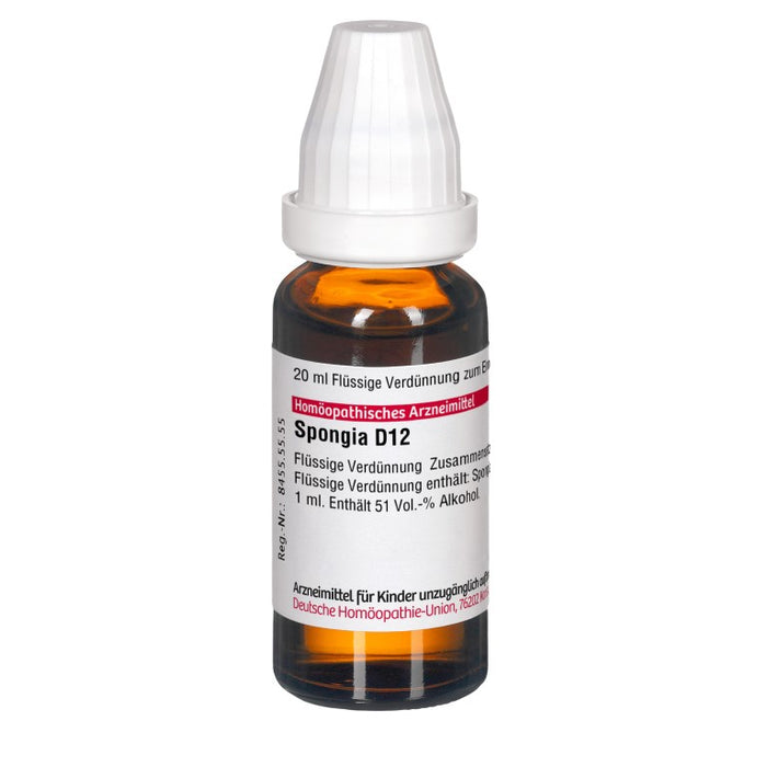 DHU Spongia D12 Dilution, 20 ml Lösung