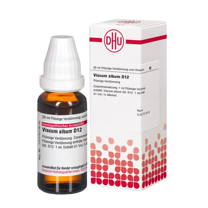 DHU Viscum album D12 Dilution, 20 ml Lösung