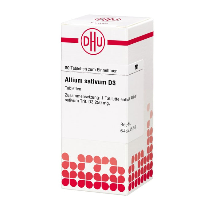 DHU Allium sativum D3 Tabletten, 80 St. Tabletten